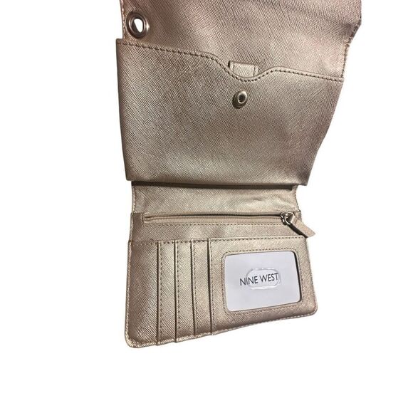 Nice NINE WEST BLACK  SPACIOUS Wallet GOOD CONDITION - Picture 3 of 8